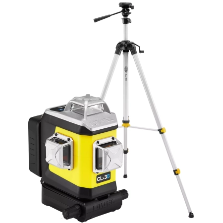 Nivel System CLx3B + statyw SJJ-M1 EX - laser krzyżowy niebieski 3 × 360° 3D Bluetooth